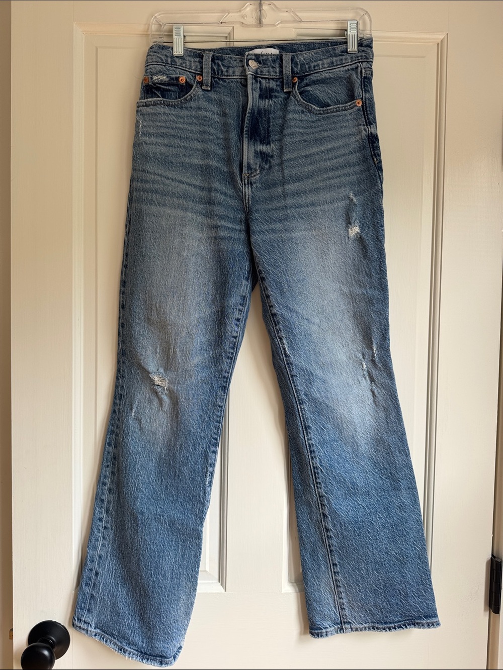 Pistola Faded Blue Distressed Boot cut Jeans